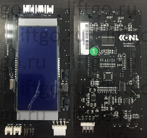 Плата этажной индикации лифта Canny KLL-DV20c DV20CV12-3